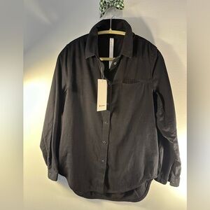 NWT Lululemon Women’s Size 6 Black Flannel Shirt